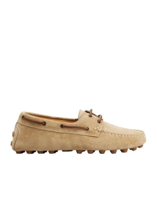 Tod's Natural Boat Gommino Bubble Loafers for men