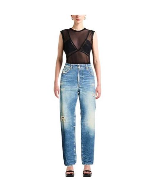 DIESEL Blue Washed Vintage Jeans