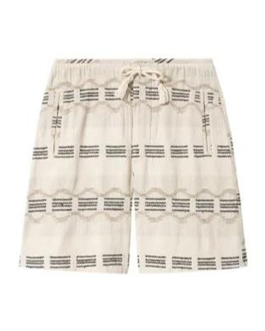 Isabel Marant Natural Deliann Patterned Shorts for men