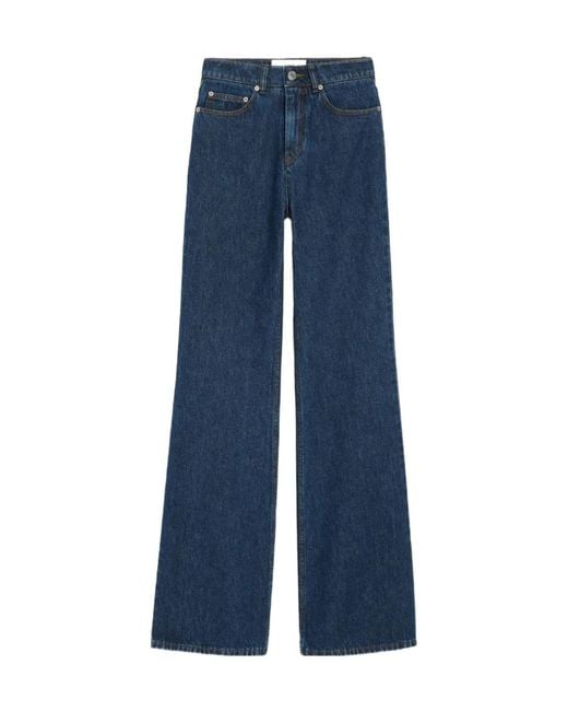 AMI Blue Flared Jeans