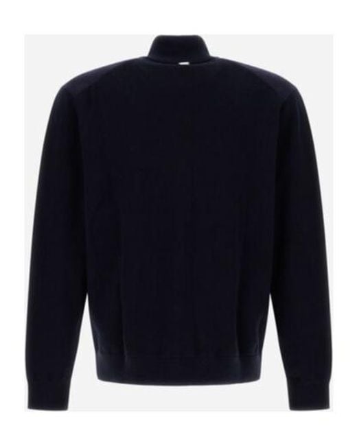 Herno Blue Resort Knit Cardigan for men