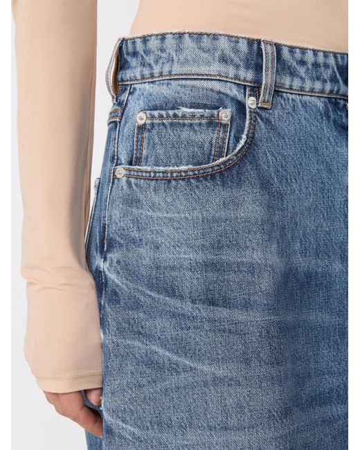 Sportmax Blue Spdangri Wide Leg Jeans