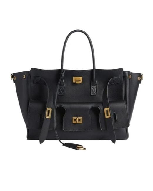 Balenciaga Black Bel Air Small Tote Bag