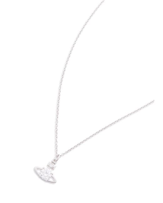 Vivienne Westwood White Plated Necklace