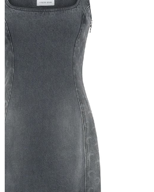 MARINE SERRE Gray Dress