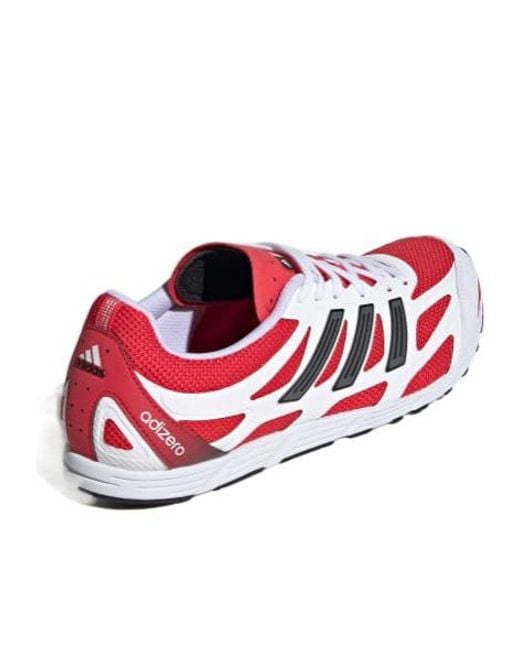 Adidas Originals Red Adidas Adizero Pr Lace-Up Sneakers for men