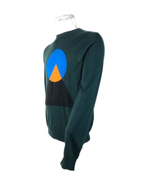 KENZO Blue Long-Sleeved Sweater for men