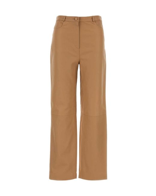 Loulou de Saison Natural Cobe Straight-Leg Pants