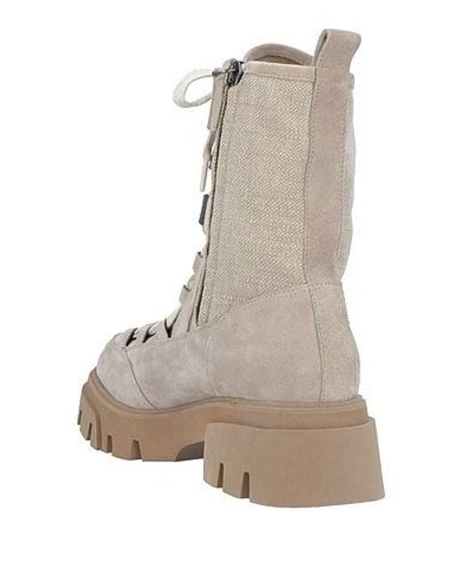 Brunello Cucinelli Gray Ankle Boots