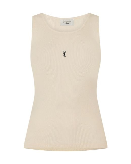 Saint Laurent Natural Tank Vest
