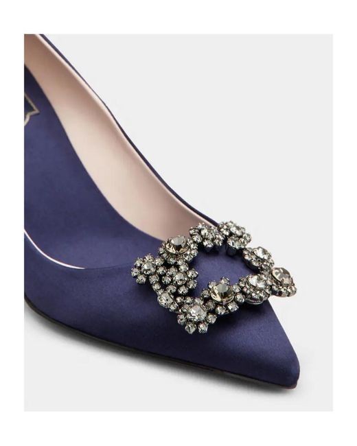 Roger Vivier Blue Efflorescence Pumps