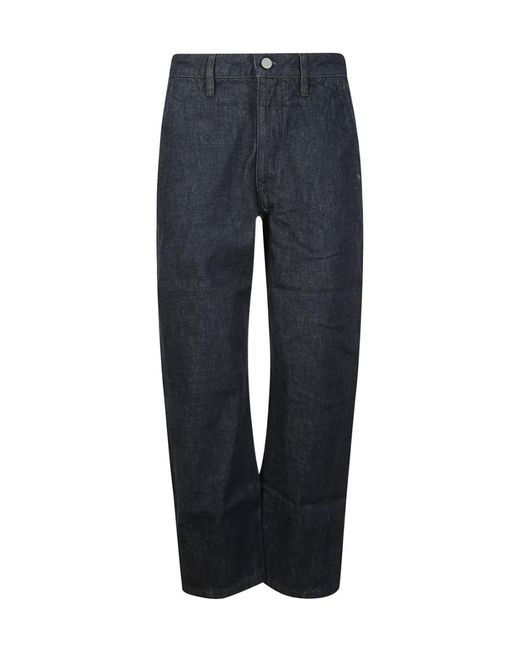Lemaire Blue Twisted Pants