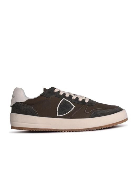 Philippe Model Black Nice Low-Top Sneakers for men