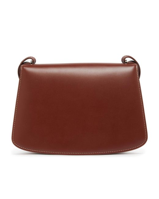The Row Red Sofia 10 Clamshell Saddle Bag