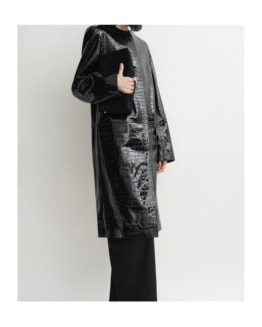 Totême  Black Zipper Clutch