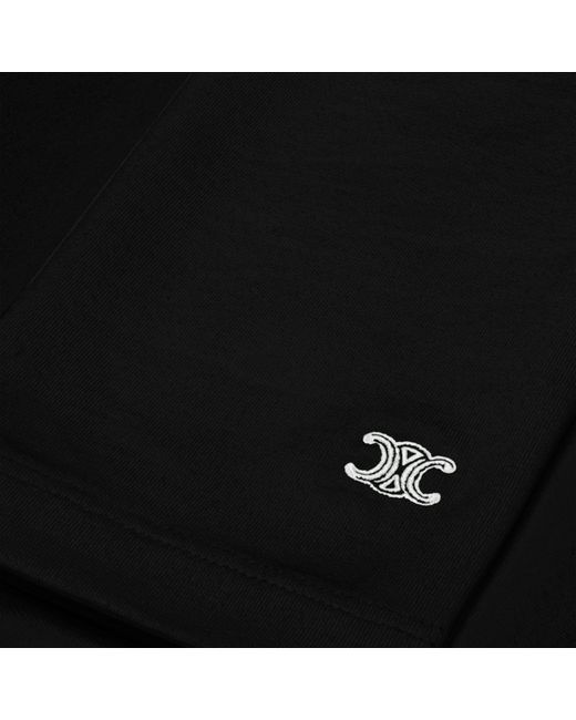 Céline Black High Neck Top for men