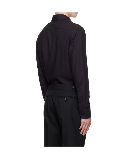 Tom Ford Blue Cashmere Shirt for men