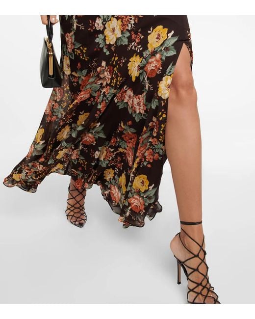 Veronica Beard Brown Long Sleeve Printed Dress