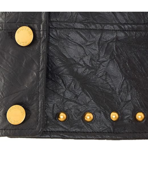 Michael Kors Black Michael Studded Cropped Jacket