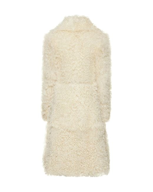 Jil Sander Natural Long-Sleeved Coat
