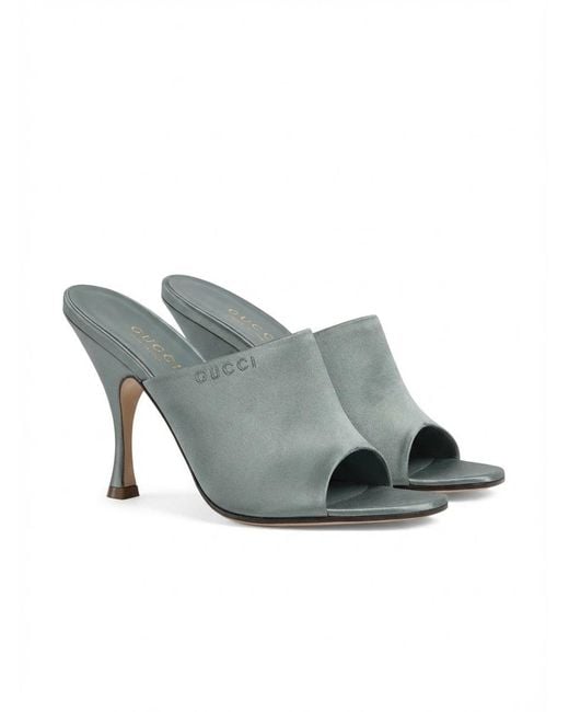 Gucci Gray Slide Sandal