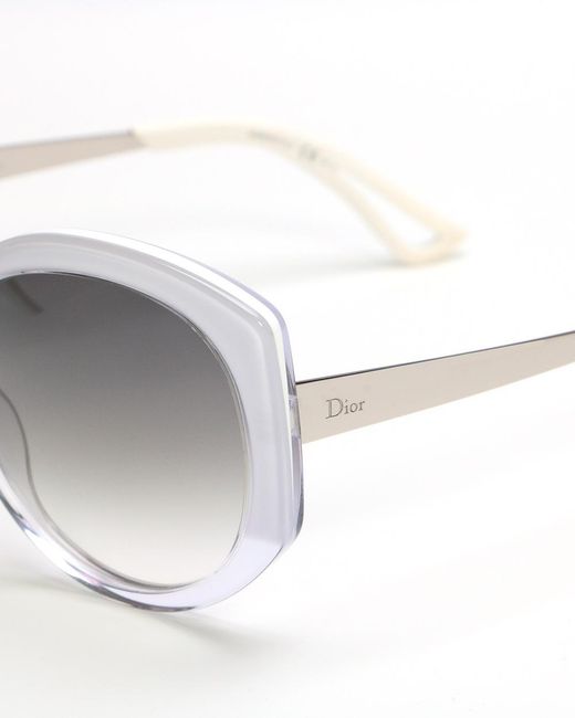Dior White Logo Sunglasses