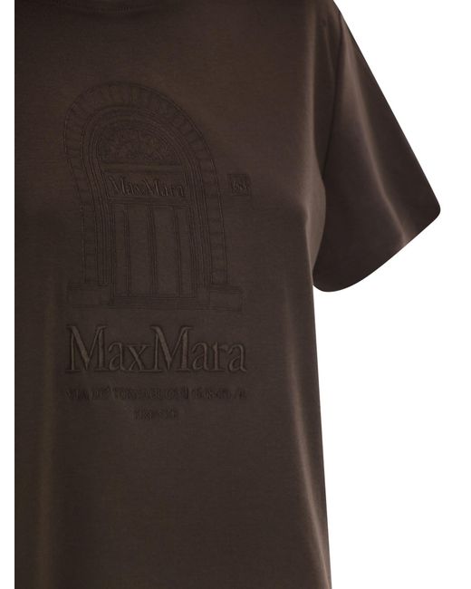 Max Mara Brown 'S Maxmara Crewneck T-Shirt