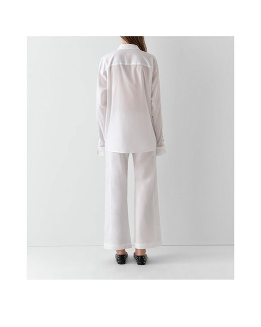 GIMAGUAS White Devi Wide-Leg Pants