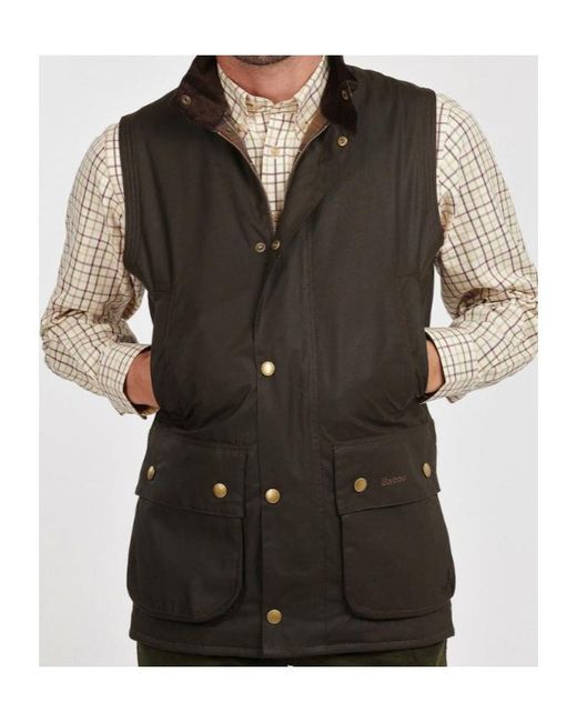 Barbour Black Waistcoat for men