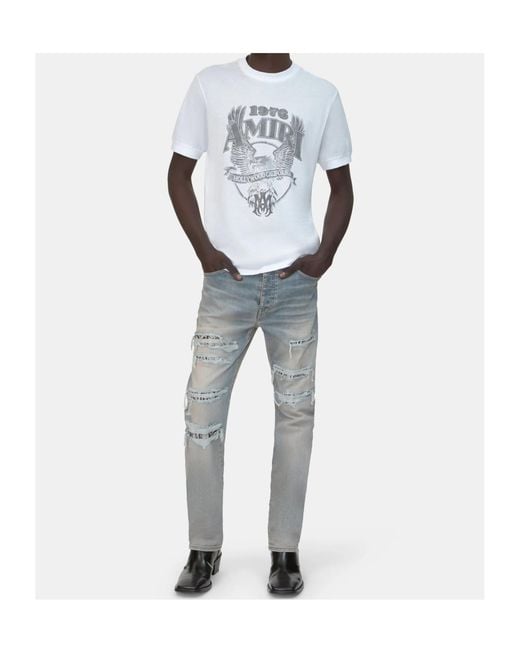 Amiri White Eagle T-Shirt for men
