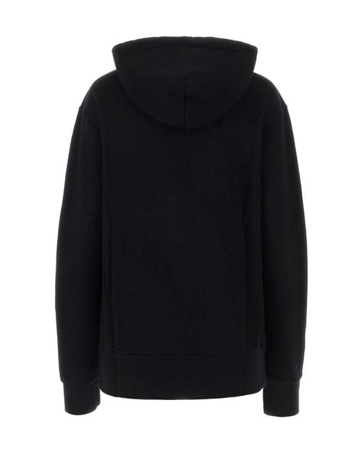 J.W. Anderson Blue Logo-Embroidered Cotton Hoodie