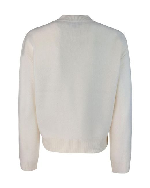 A.P.C. Gray Crewneck Knitted Jumper