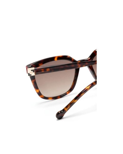 Carolina Herrera Multicolor Square Frame Full Rim Sunglasses