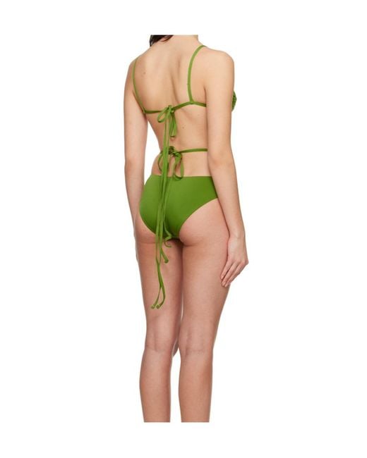 Christopher Esber Green Bikini Set