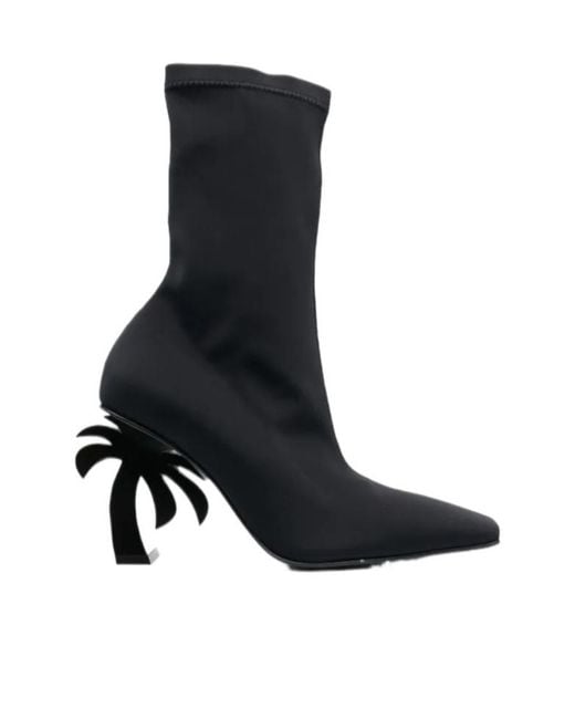 Palm Angels Black Palm Ankle Boots