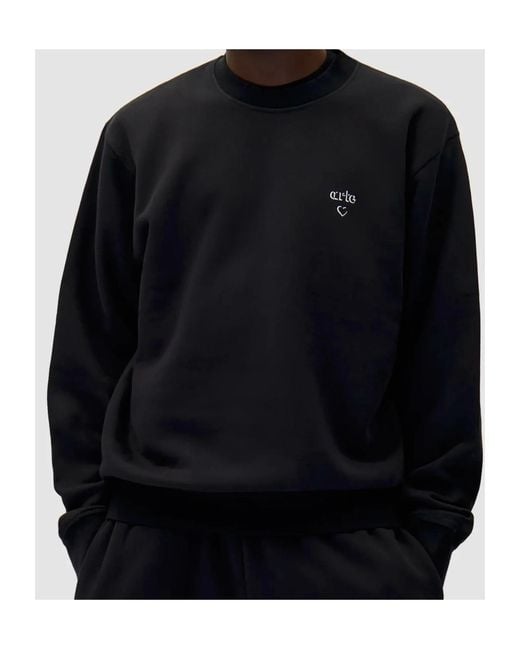 Arte' Blue Cotton Sweatshirt for men