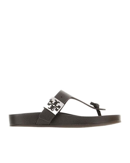 Tory Burch Multicolor Round Toe Flip Flops