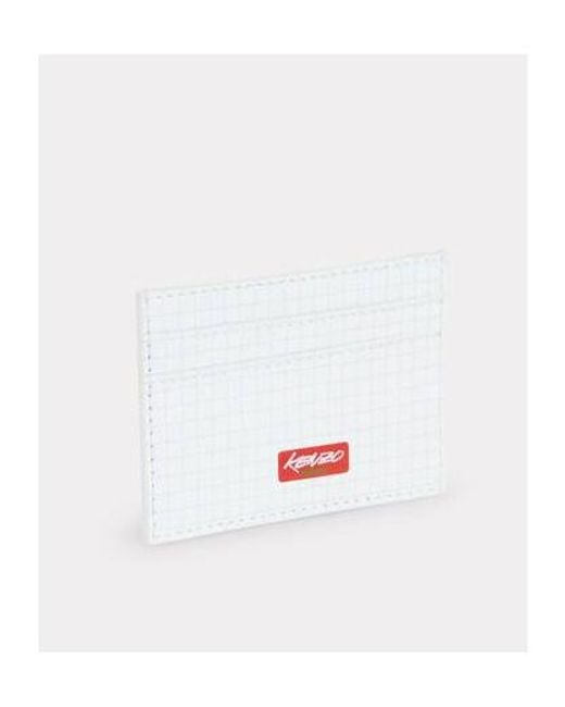 KENZO White X Futura 2000' Card Holder Paper' for men