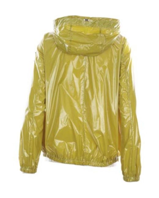 Herno Yellow High-Shine Drawstring Jacket
