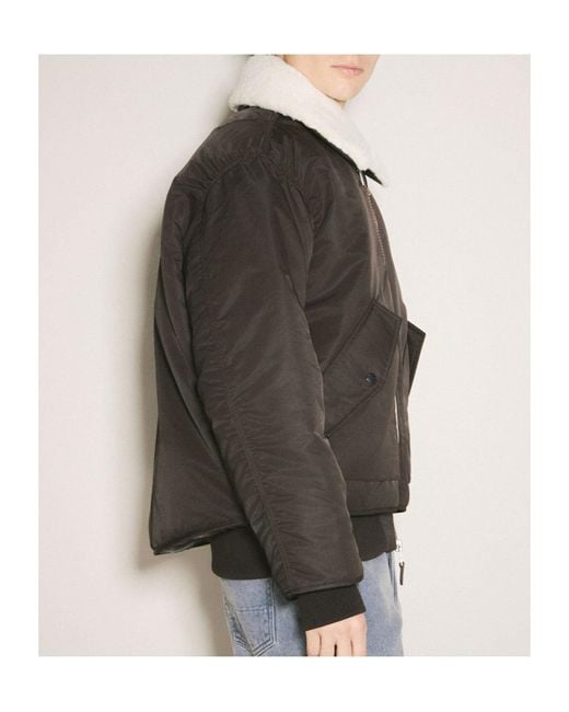 Eytys Black Lapel Long Sleeve Casual Jacket for men