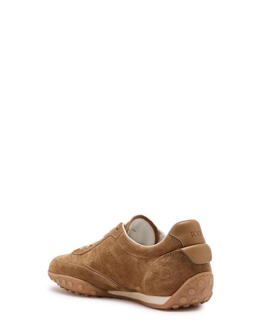 Tod's Brown Sportiva 13M Panelled Leather Sneakers