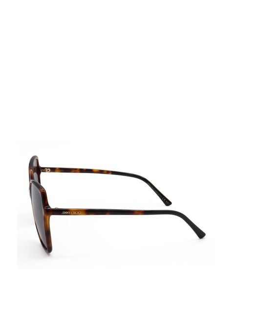 Jimmy Choo Multicolor Eyewear Fede Butterfly Frame Sunglasses