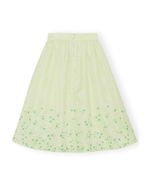 Ganni Green Outerwear Nylon Skirt