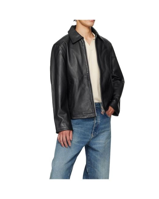 sunflower Black Zip-Up Long Sleeved Jacket for men