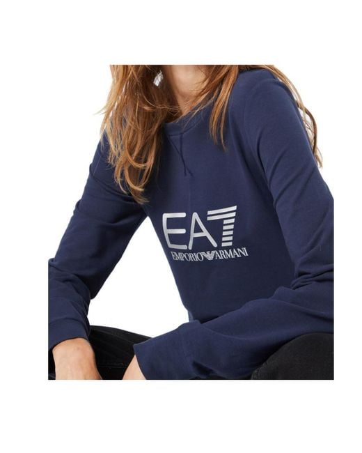 Emporio Armani Blue Logo Sweater