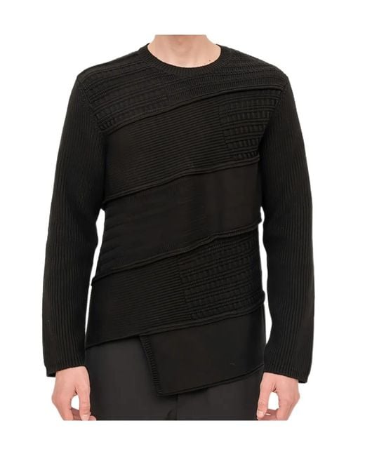 Comme des Garçons Black Long Sleeve Sweater for men