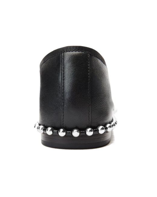 Alexander Wang Black Lina Ballchain Flats