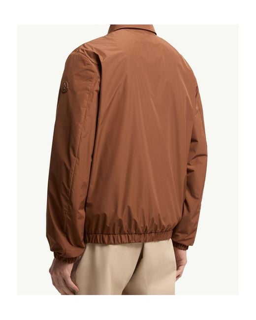 Moncler Brown Socot Shirt Jacket for men