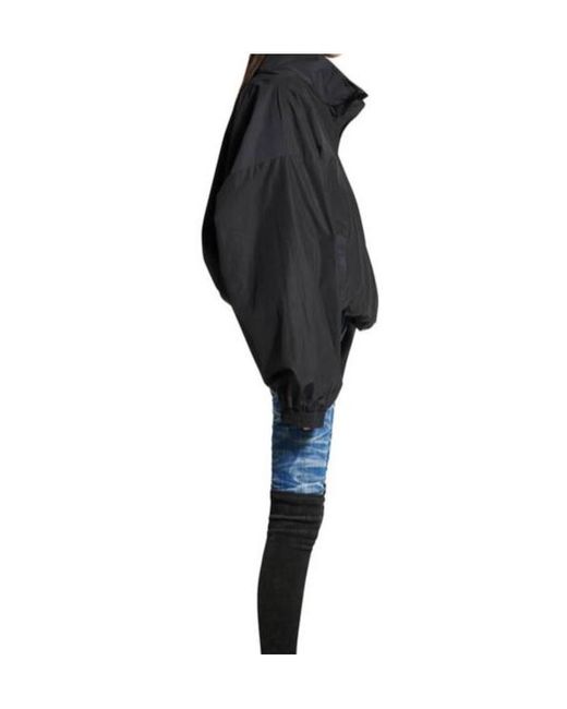 【BALENCIAGA】Loop Sports Icon Off Shoulder ジャケット Balenciaga Loop Sports Icon Off Shoulder Jacket - Black
