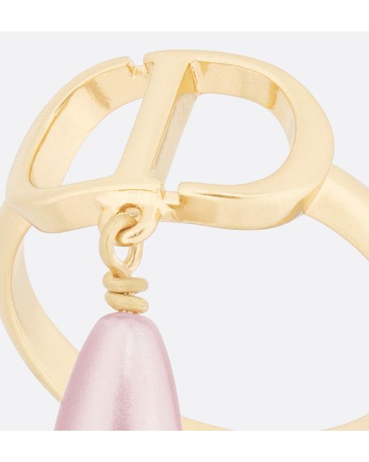 Dior White Petit Cd Ring